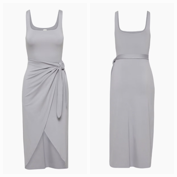 Aritzia Dresses & Skirts - NEW Aritzia Wilfred Saturn Midi Dress Small, Get Resort Vacay Ready!